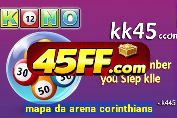 mapa da arena corinthians